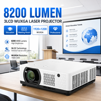 Projecteur laser professionnel 8200 lumens 3LCD WUXGA 1920x1200 pour l'éducation et les salles de réunion
