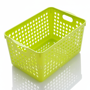 Cesto portaoggetti profondo verde Inomata - Product Image 1