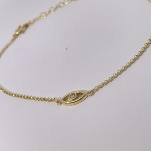 Pulsera de Cobre Chapada en Oro Única de Tianyu Gems con Zirconia, Amuleto de Ojo, Joyería Moderna para Mujer - Product Image 2