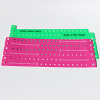Bracelets en PVC souple personnalisés à usage unique avec impression sur mesure – Fabrication OEM sur demande