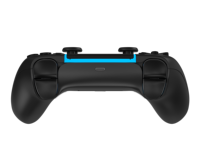 Manette sans fil GPD OEM de haute qualité BT 5.3, connexion 2.4G, volant de jeu avec fonction de vibration, compatible avec iOS, Android, PC, Steam