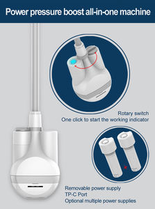 Cabezal de <span class=keywords><strong>ducha</strong></span> presurizado de emergencia portátil móvil eléctrico con pilas recargable para el mercado del Reino Unido - Product Image 3