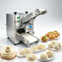 Machine à fabriquer des tortillas, rotis, chapatis, pains arabes, pita, dumplings, empanadas et enveloppes de pâte entièrement automatique et compacte