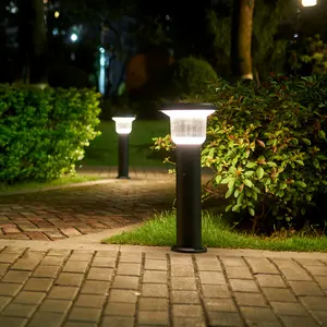 Solar Led bollard light led outdoor waterproof LED landscape park path way lawn bollard light lawn solar lamp