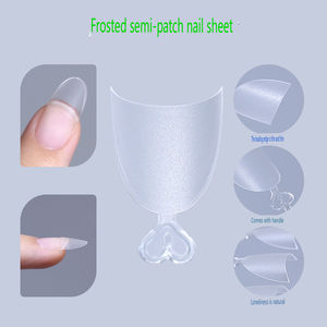 Nuevas <span class=keywords><strong>Uñas</strong></span> Postizas Francesas en Caja <span class=keywords><strong>de</strong></span> 240 Unidades, <span class=keywords><strong>Uñas</strong></span> Postizas Cortas <span class=keywords><strong>de</strong></span> Media Punta para Usar en <span class=keywords><strong>las</strong></span> <span class=keywords><strong>Manos</strong></span> - Product Image 3