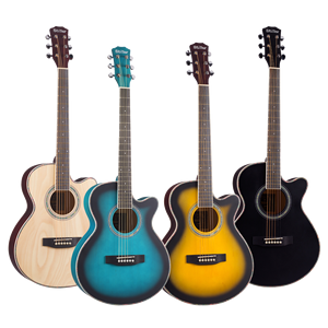 Liquidación de Inventario: Guitarra Acústica Raysen O1 Usada, Clase B, Imperfecta, Abeto + Madera Contrachapada de Sapele, Acabado Mate, Personalizable - Product Image 1