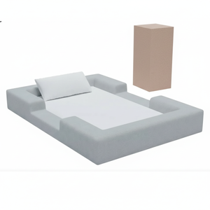 Nouveau lit pour enfant 2026, design bas au sol, en mousse écologique douce et confortable, lit de sol sans cadre pour salon et école - Product Image 6