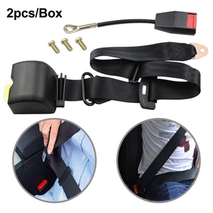 เข็มขัดนิรภัยรถยนต์แบบสามจุด ยืดหดอัตโนมัติ ขายส่ง 2 ชิ้น/กล่อง - Product Image 5