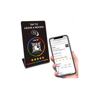 Không tiếp xúc mã nhận dạng thẻ Google xã hội phương tiện truyền thông đánh giá thẻ không thấm nước Acrylic NFC mã tùy chỉnh NFC chip - Product Image 2