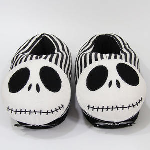 De Halloween Jack Skellington Kerst Pluche Slipper Schoenen Huis Winter Jack Skelet Cartoon Slipper - Product Image 4