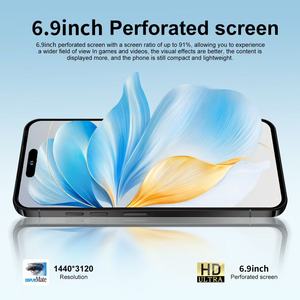โทรศัพท์มือถือ New Goophone Ultra 5G รองรับ 4G LTE หน้าจอใหญ่ HD ระบบ Android ความจุ 512GB <span class=keywords><strong>1TB</strong></span> สำหรับ I17 <span class=keywords><strong>Pro</strong></span> <span class=keywords><strong>Max</strong></span> สมาร์ทโฟนราคาประหยัด - Product Image 3
