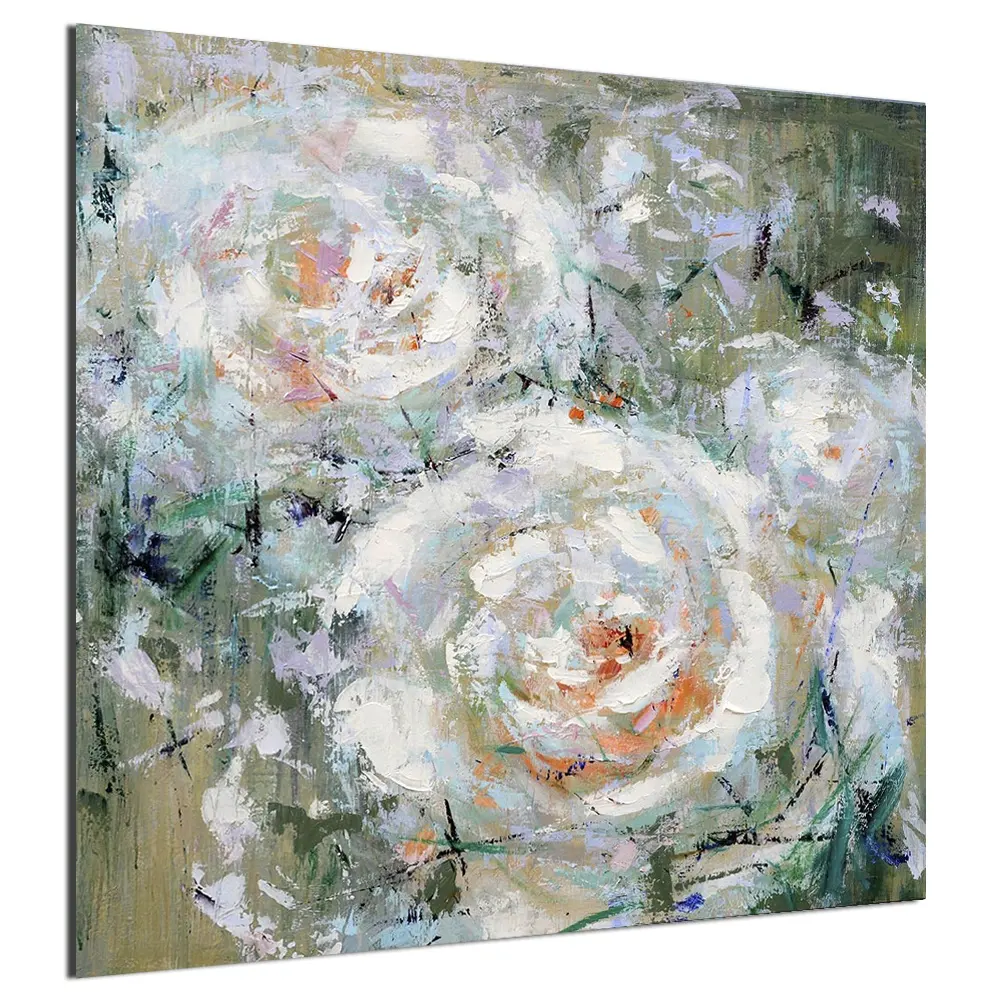 Newest Abstract Modern Beautiful Flower Paintings Art Home Decor Oil Paintings