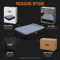 Lit d'air gonflable portable Bestway 671MV 671MX en PVC personnalisé pour l'intérieur et l'extérieur, matelas gonflable pour le camping avec pompe intégrée