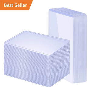Super Clear Seller Benutzer definierte Kunststoff Hard Game Pokemonn Karte Top Loader Hüllen Sport Trading 35PT Card Top loader