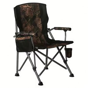 Chaise pliante d'extérieur robuste et grande avec sac de rangement pour le camping - Product Image 4