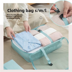 Portable Fashion Light Weight Large-Capacity Seven-Piece <strong>Foldable</strong> Travel Bag Storage Set Organizes Clothing <strong>Suitcase</strong> Other Items - Product Image 5