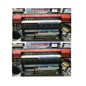 Guangzhou 1.9m Eco Solvent Printer Water Based Large Format Machine Indoor and Outdoor Plotter With 2 Double XP600 Printhead