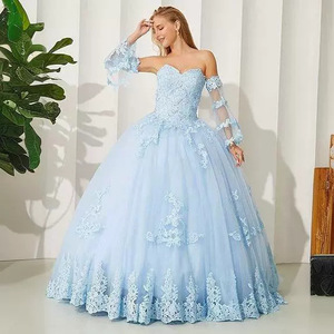 Strapless Chiffon Ball Gown Evening Dress With Lace Trim Empire Waistline For Weddings Parties Vintage Style Adult Size 9-24 - Product Image 1