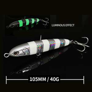 Esche Affondanti Veloci 105mm 40g Stickbait Wobbler in ABS, <span class=keywords><strong>Esca</strong></span> Artificiale Rigida <span class=keywords><strong>per</strong></span> Pesca in Fiume e Mare, Tonno e <span class=keywords><strong>Spigola</strong></span> - Product Image 5