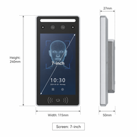 Dispositivo de Control de Asistencia con Reconocimiento Facial, Reloj Biométrico con Software WiFi para Escuelas, Oficinas, Fábricas y Cadenas de Tiendas