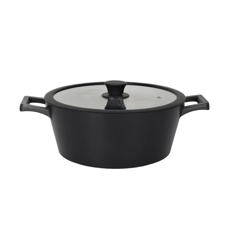 Panci sup Die-Casting Premium anti lengket panci saus peralatan masak dapur