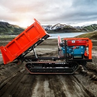 1500kg Diesel Hydraulique Crawler Petit Mini Dumper Auto Chargement Piste Dumper Mini