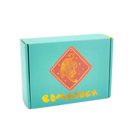 Caja de Cartón Corrugado con Inserto, Fabricante de Empaques Personalizados, Logotipo a Color Personalizado, Caja de Cartón Corrugado con Tira Desprendible para Ropa y Relojes