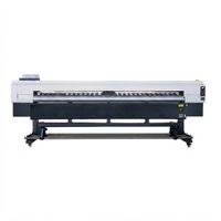 Impresora Digital de Alta Velocidad y Precisión I3200 de 3200 mm, Impresora de Inyección de Tinta de 4 Cabezales para PP, Láminas, Lienzos, Adhesivos