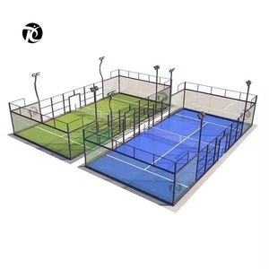 Pista <span class=keywords><strong>de</strong></span> Pádel Panorámica Completa Estándar para Exteriores, Canchas <span class=keywords><strong>de</strong></span> Tenis <span class=keywords><strong>de</strong></span> Pádel - Product Image 3