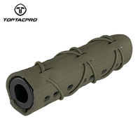 TOPTACPRO 500D Cordura Extérieur 18Cm Tactique Suppresseur Silencieux Camouflage Silencieux Protection Couverture