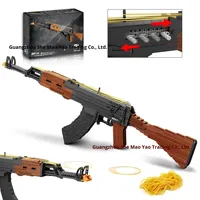 PANDAS Tokmoc 10047 Juguete de Construcción con Temática de Animales y Naturaleza, Pistola de Bloques con 40 Piezas de Plástico ABS, DIY, Hecho en Guangdong