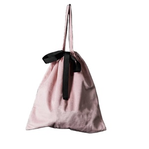 Bolsa de terciopelo INS con cordón para guardar joyas, organizador portátil para compras, bolsa de hombro para llevar, para ropa interior, maquillaje y viajes - Product Image 1