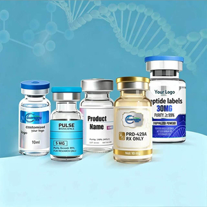Etichette Personalizzate per Fiale di Peptidi con Adesivo Forte, Adesivi Impermeabili Stampati UV per Flaconi di Siero e Medicinali da 3ml, 5ml, 10ml - Product Image 3
