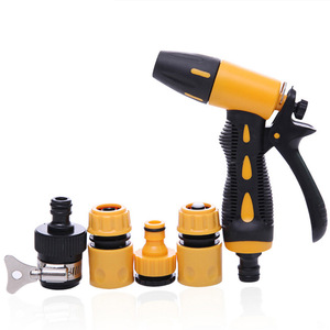Pistolet à eau haute pression à grande buse jaune, jet réglable, pour le lavage de voitures et l'arrosage de jardins domestiques - Product Image 2