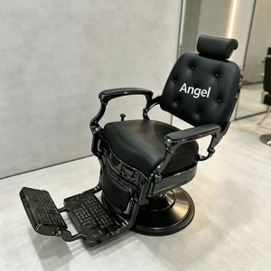 Adjustable Stainless Steel Large Base Reclining <b>Therapy</b> <b>Chair</b> Synthetic Leather Seat Traditional Design 1 Year Barber Shops - Product Image 1