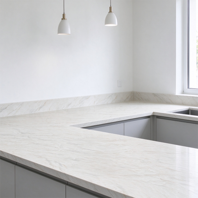 Glacier White Solid Surface Sheet Acrylic Slab 6-30mm Waterproof ...