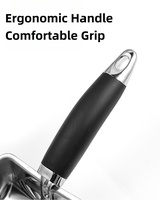 Haute qualité chat litière Scoop pelle métal maille filtre à sable ergonomique TPR poignée Kitty acier inoxydable litière Scoop pour chat