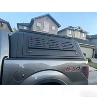 Bâche rigide pliante en acier avec verrouillage pour benne de camion Ford F-150 - Capacité 5,5 pi/6 pi - Étanche - Installation sans perçage