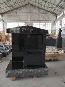 Columbarios Tradicionales Americanos de Granito Negro Ensamblados con 2 Años de Garantía para Cementerio - Product Image 6