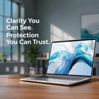 Film de protection d'écran pour ordinateur portable 13,3 pouces 16:9 HD transparent en PET, haute transparence, installation facile, compatible HP Dell Lenovo - Offre Spéciale