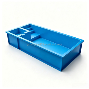 <span class=keywords><strong>Piscine</strong></span> <span class=keywords><strong>pour</strong></span> enfants en fibre <span class=keywords><strong>de</strong></span> <span class=keywords><strong>verre</strong></span> - Installation facile, durable <span class=keywords><strong>pour</strong></span> usage résidentiel, comprend une échelle et des accessoires - Product Image 3