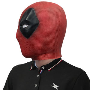 Mascarade d'Halloween Masque en Latex Film <span class=keywords><strong>Deadpool</strong></span> Cosplay Masque Fête d'Anniversaire <span class=keywords><strong>Spiderman</strong></span> Superhero Adulte Hommes Coiffe Respirante - Product Image 3