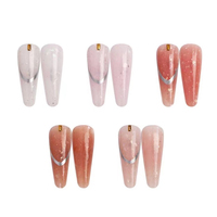Extension d'ongle Mazy solide anti-adhésif pour vernis DIY LED UV Lamp Cure Eco-Friendly Non-Toxic Natural Designer