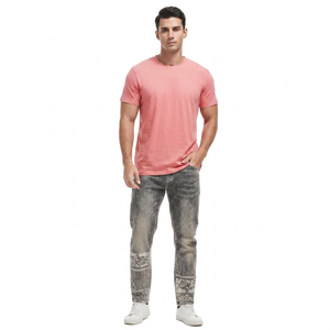 T-shirt 100 % coton 180 g/m² en gros d'usine, logo imprimé personnalisé, coupe classique, style décontracté, tissu non tissé, uni, respirant - Product Image 1
