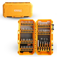 Kit de 54 embouts de tournevis KIWALL, embouts hexagonaux magnétiques en acier S2 de 1/4 po, assortiment avec boîte de rangement pour perceuse électrique et visseuse à chocs