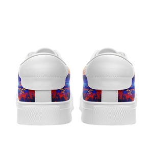 Chaussures décontractées blanches pour hommes et femmes, printemps-automne 2025, nouvelles baskets imprimées, tige en microfibre, lacets, respirantes, durables - Product Image 2