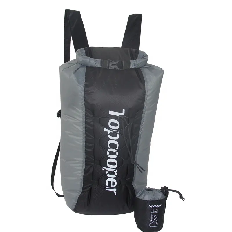 New Design Convenient Ultralight Yet Durable Nylon Water Resistant Folding Backpack Dry Bag For Outdoor Activities