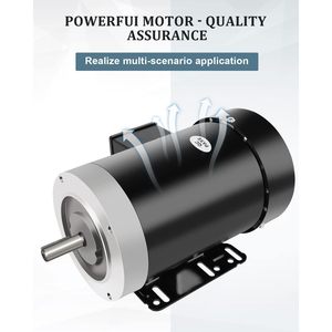 Moteur électrique Gccsj 1,5 CV 1750 tr/min triphasé, cadre 56C, montage sur pied, moteur à induction entièrement fermé en acier allié - Product Image 5