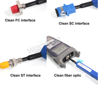 Stylo de nettoyage de fibres optiques à un clic pour connecteurs SC 2,5 mm et LC 1,25 mm – Fourniture directe usine