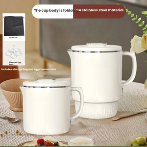 Portable Electric Kettle 0.8L Automatic Shut Off Boil Dry Protection For Home Travel Hotel Use - Product Image 2